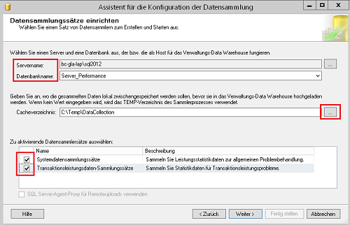 Abbildung 7 Allgemeine Konfiguration