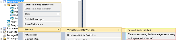 Abbildung 10 Integrierte Statistiken