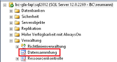 Abbildung 1 Navigation im SSMS