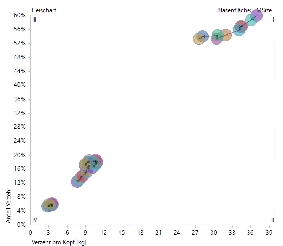 Animation bei der dynamischen Portfolioanalyse
